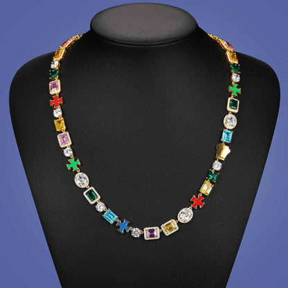 Glow-in-the-Dark Cross Necklace - RIYOVA Jewelry