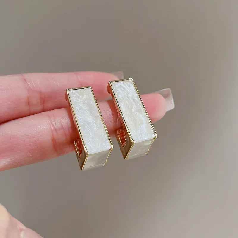 Terra Geometric Earrings - RIYOVA Jewelry