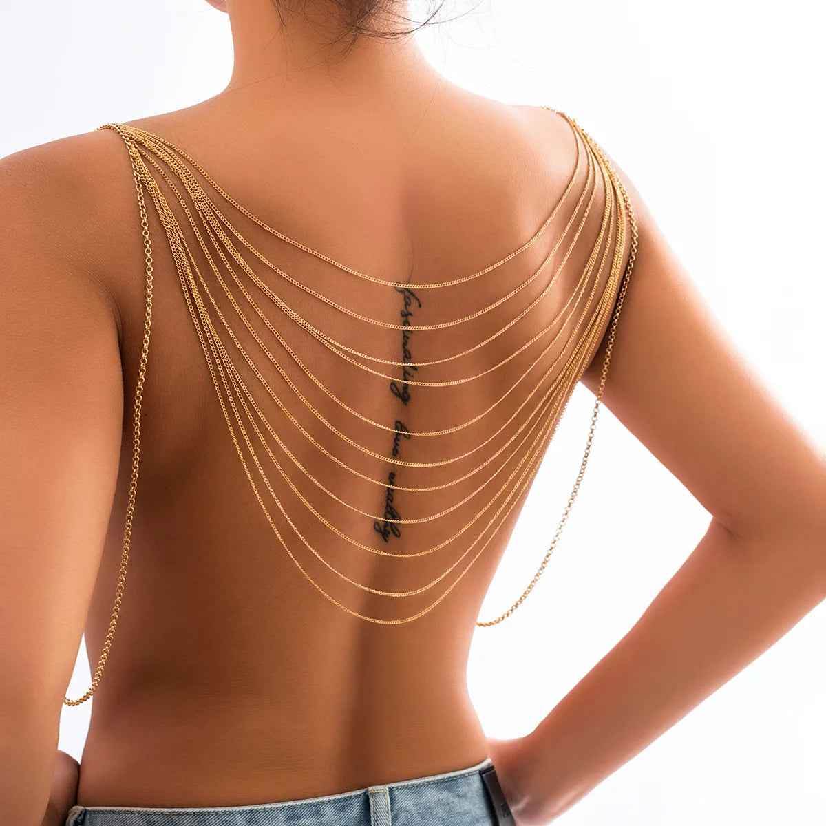 Diana Body Chain - RIYOVA Jewelry