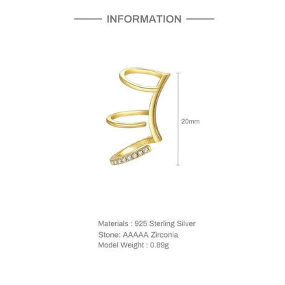 Liora Ear Cuffs - RIYOVA Jewelry