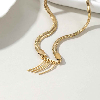 The Royal Punjabi Name Necklace - RIYOVA Jewelry