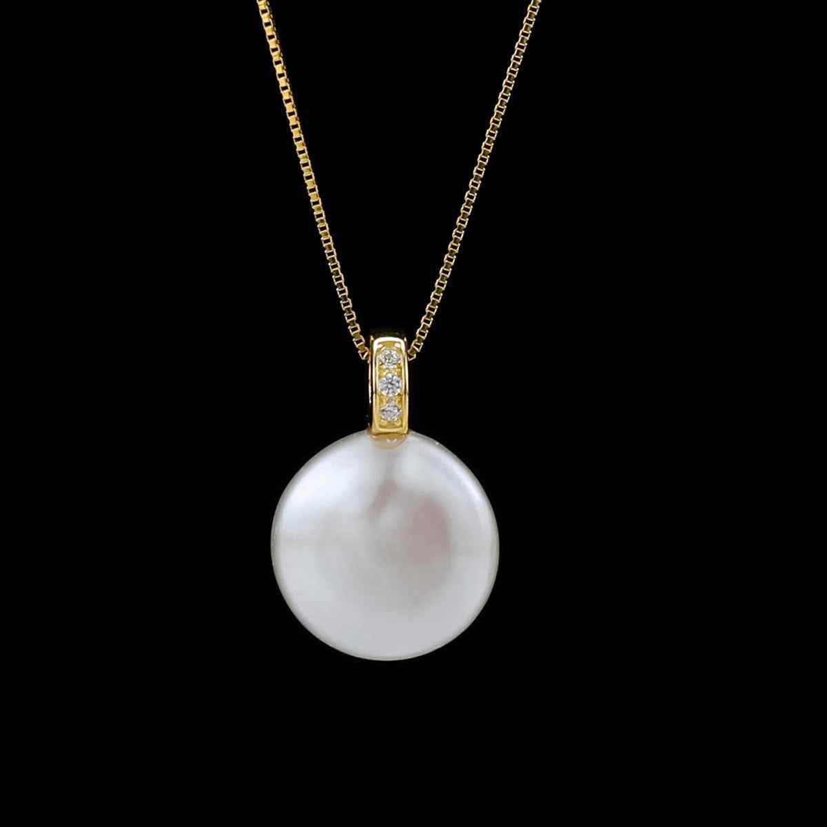 Megara Pearl Necklace - RIYOVA Jewelry
