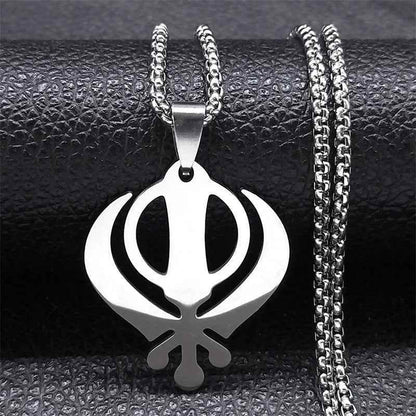 Khanda Strength Necklace - RIYOVA Jewelry