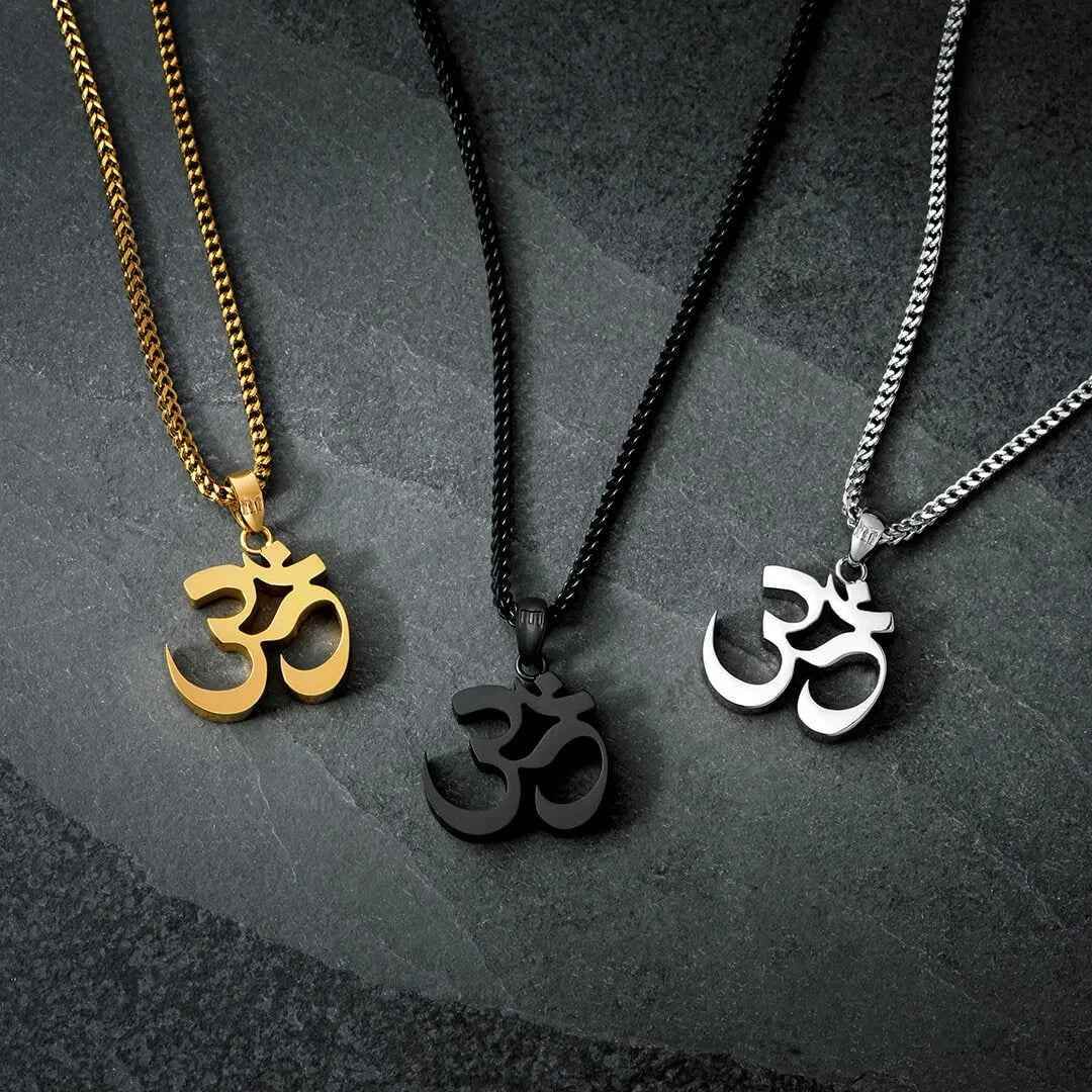 Eternal Om Pendant Necklace - RIYOVA Jewelry