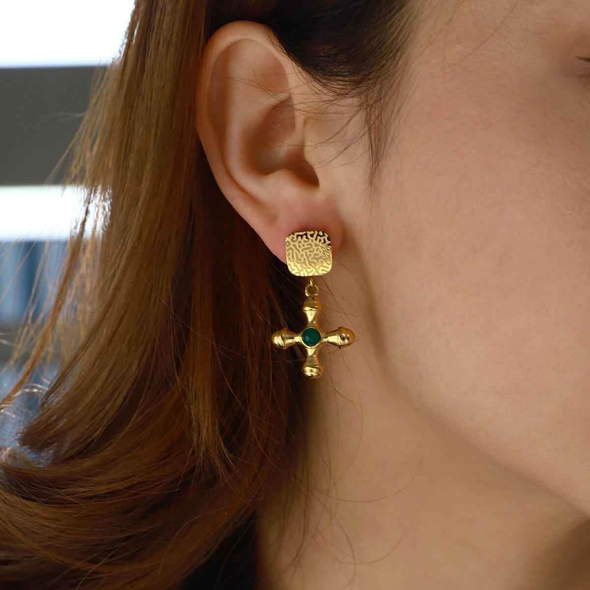 Milly Natural Stone Earrings - RIYOVA Jewelry