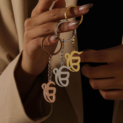 Ik Onkar Sikh Keychain - RIYOVA Jewelry