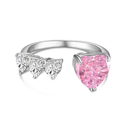 Toi Et Moi Heart Ring - RIYOVA Jewelry
