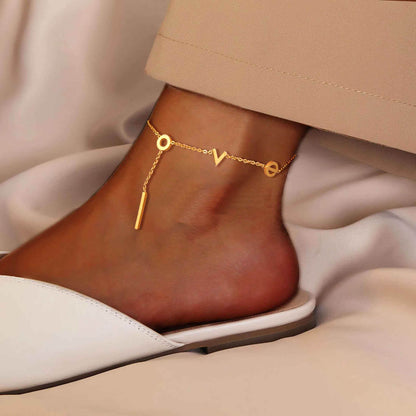 Lovelle Anklets - RIYOVA Jewelry