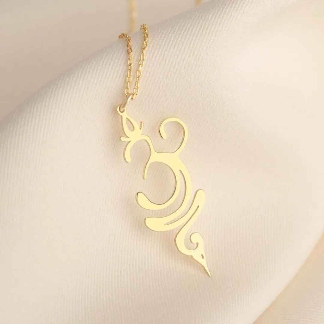 Mystic Om Necklace - RIYOVA Jewelry