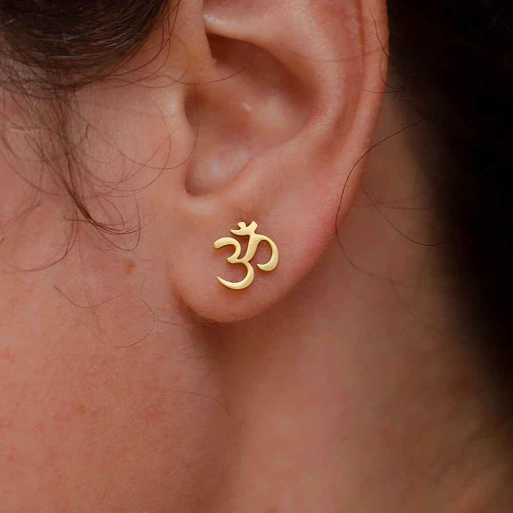 Om Harmony Earrings - RIYOVA Jewelry