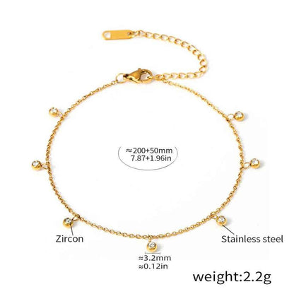 Ella Anklets - RIYOVA Jewelry