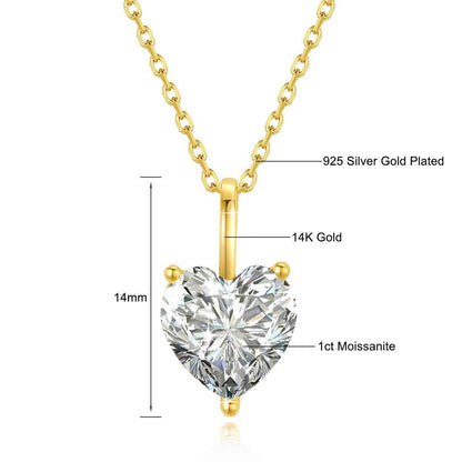 Milena Heart Necklace - RIYOVA Jewelry