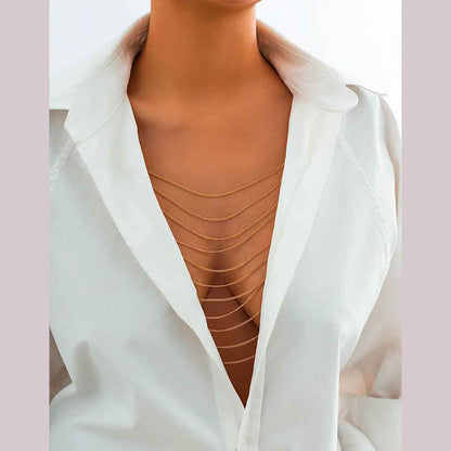 Diana Body Chain - RIYOVA Jewelry