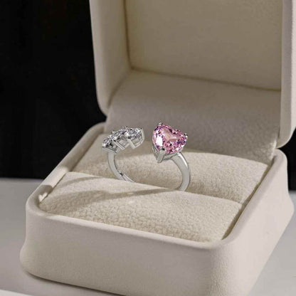 Toi Et Moi Heart Ring - RIYOVA Jewelry