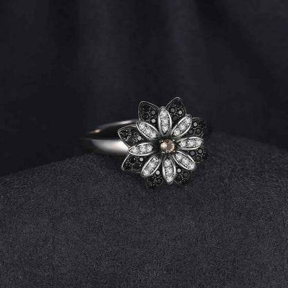 Smoky Blossom Ring - RIYOVA Jewelry