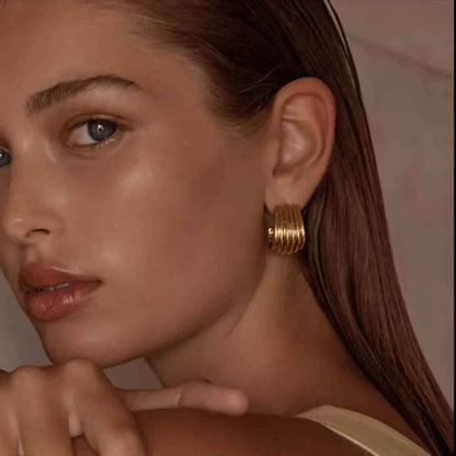 Clara Arc Earrings - RIYOVA Jewelry
