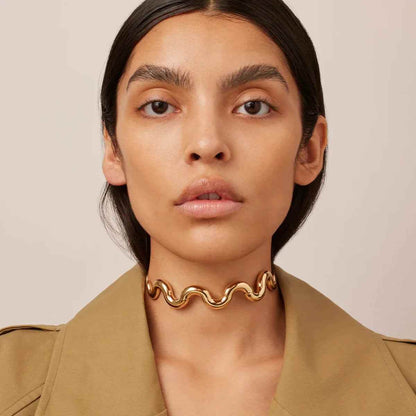 Marina Waves Choker - RIYOVA Jewelry