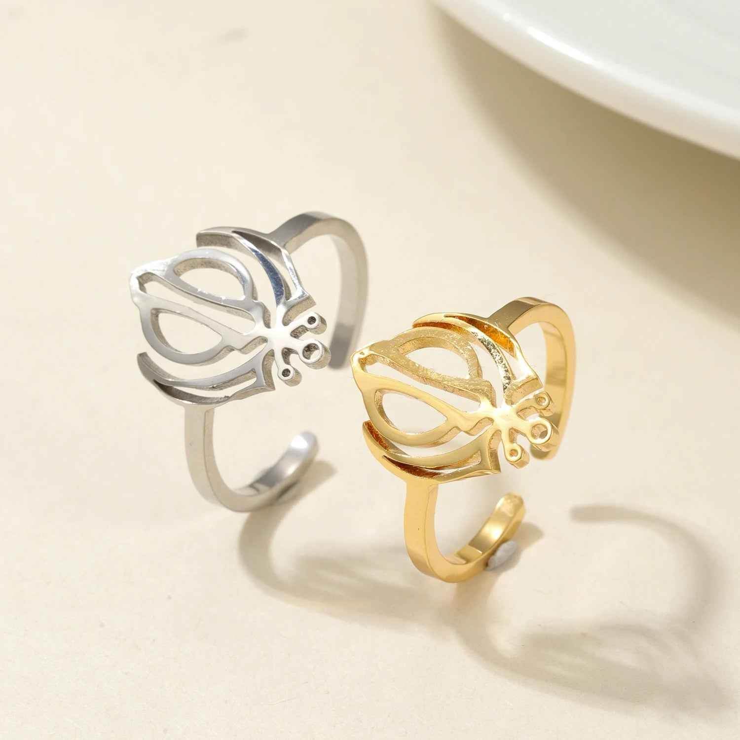 Soul Divine Khanda Ring - RIYOVA Jewelry