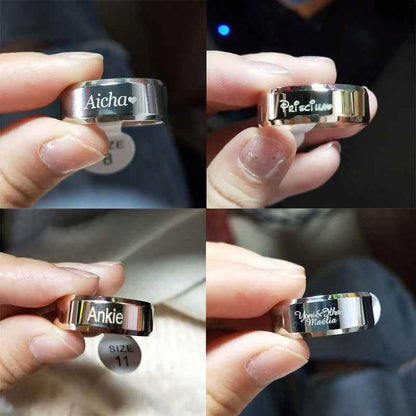 Unity Engravable Ring - RIYOVA Jewelry