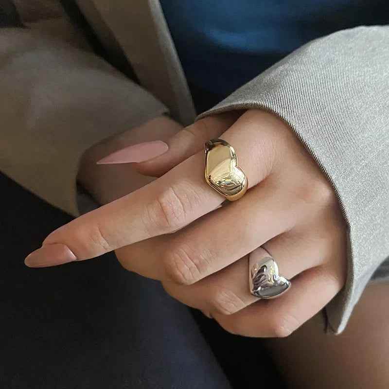 Lustrous Heart Ring - RIYOVA Jewelry