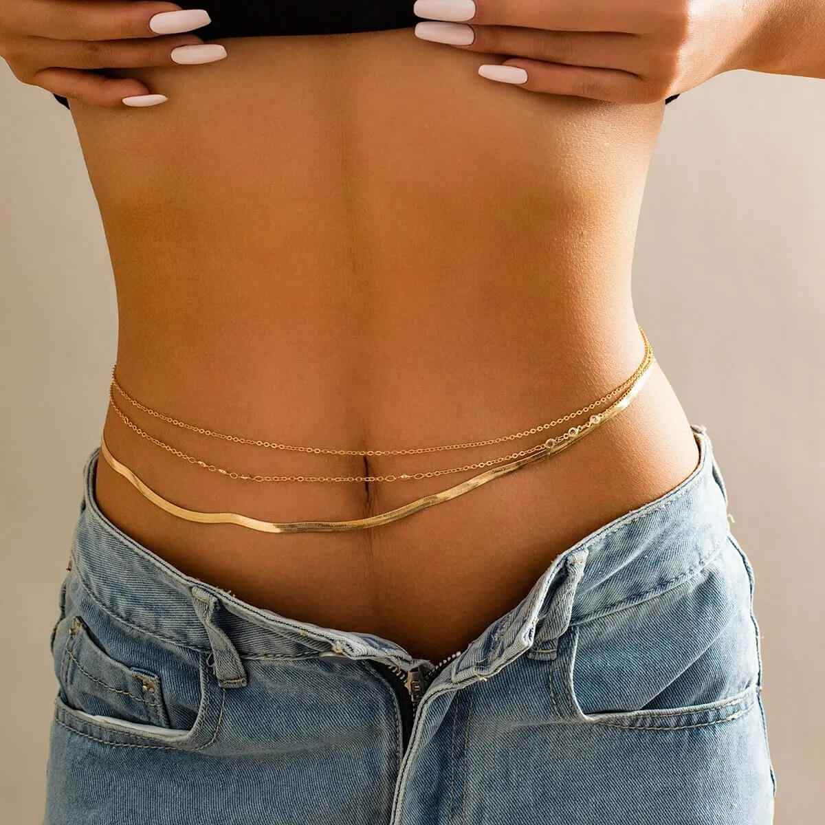 Fiona Body Waist Chain - RIYOVA Jewelry