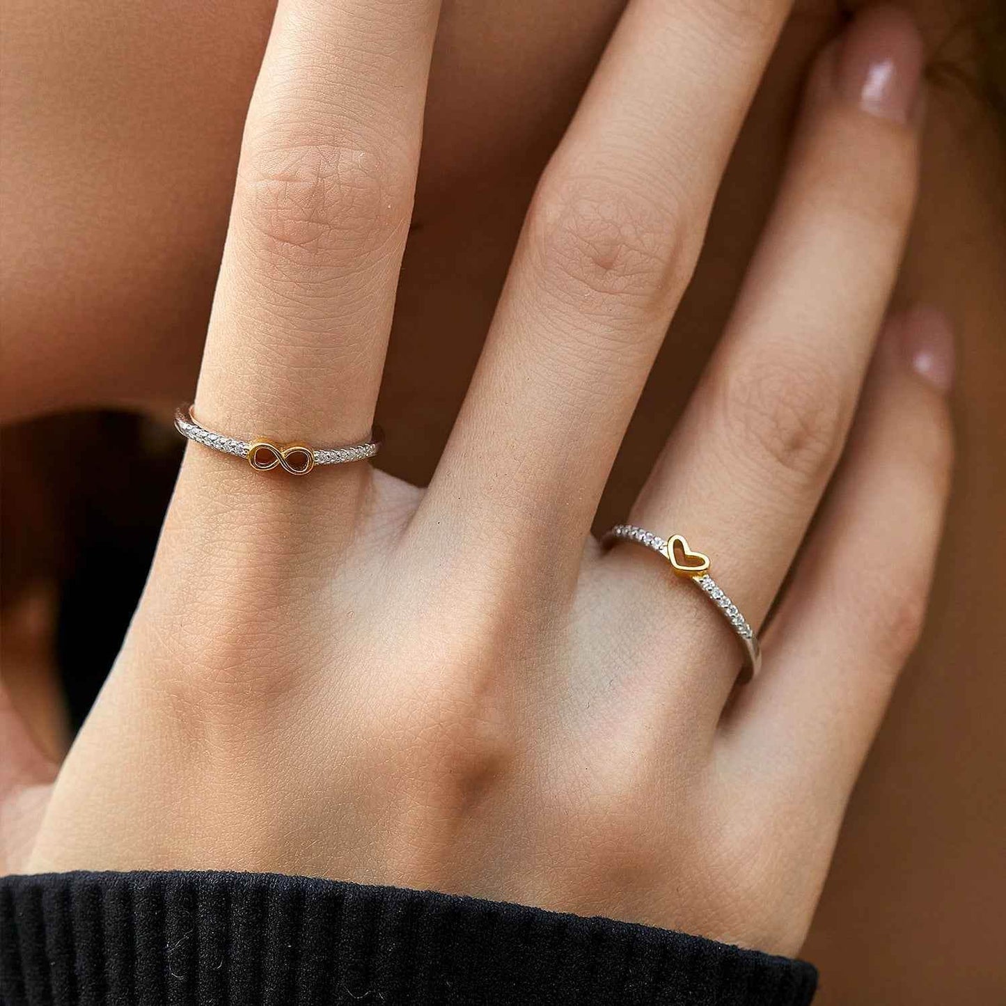 Infinity Knot Ring - RIYOVA Jewelry
