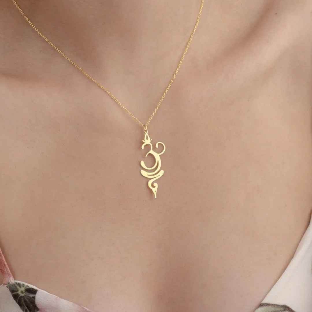 Mystic Om Necklace - RIYOVA Jewelry
