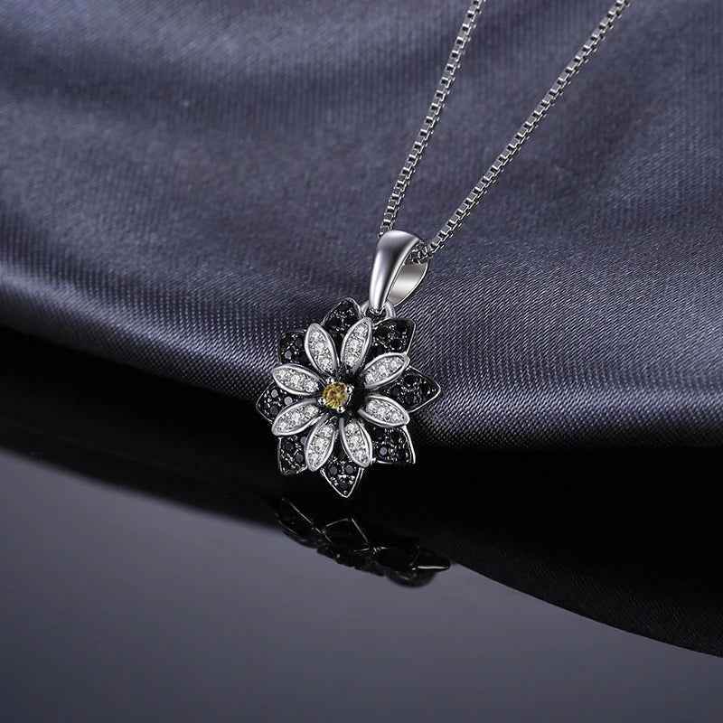 Smoky Blossom Pendant - RIYOVA Jewelry