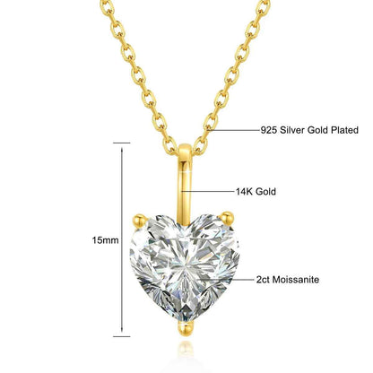 Milena Heart Necklace - RIYOVA Jewelry