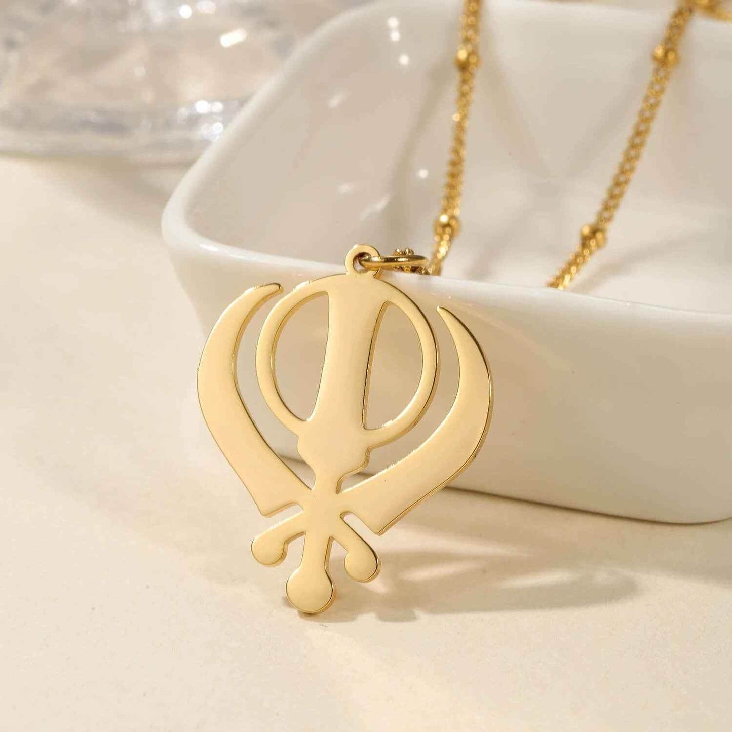 Royal Khanda Necklace for Couples - RIYOVA Jewelry