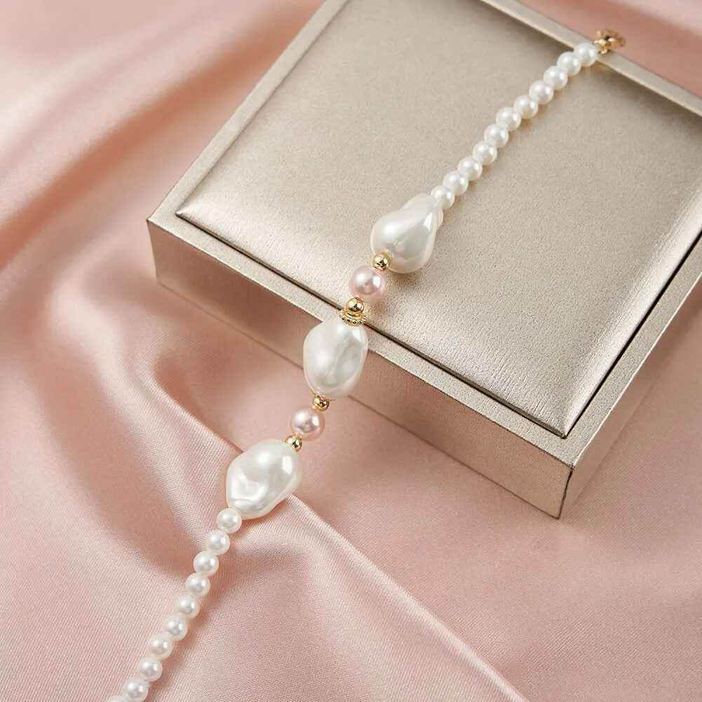 Lustra Pearl Bracelet - RIYOVA Jewelry