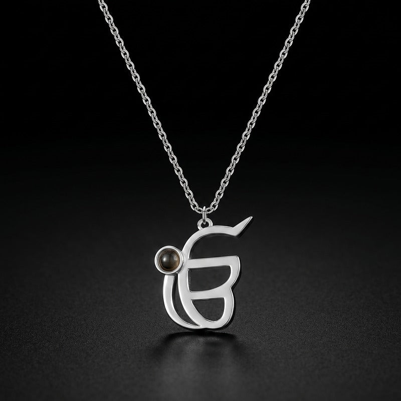 3D Ek Onkar Punjabi Projection Necklace RIYOVA
