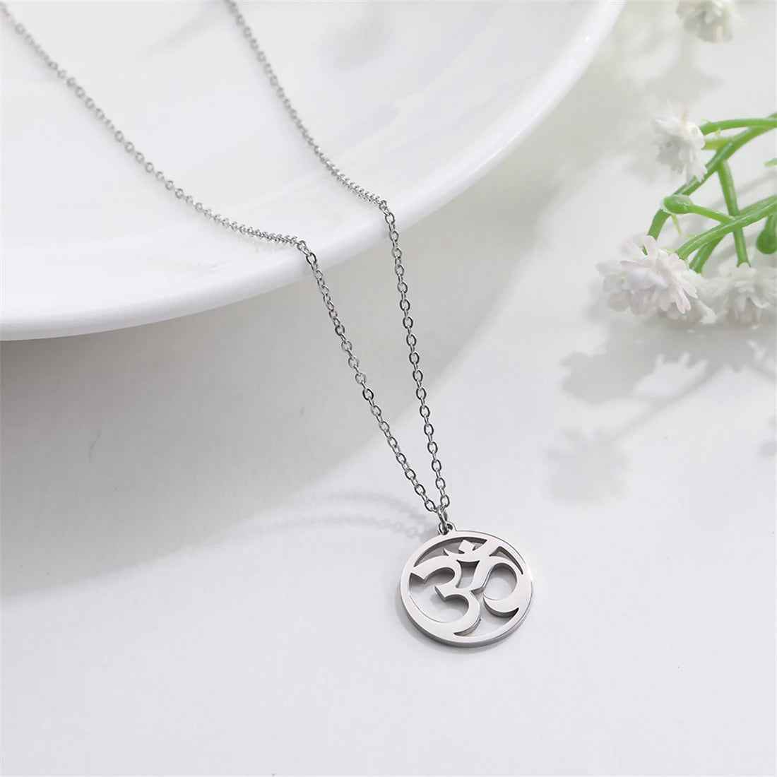 Divine Om Necklace - RIYOVA Jewelry