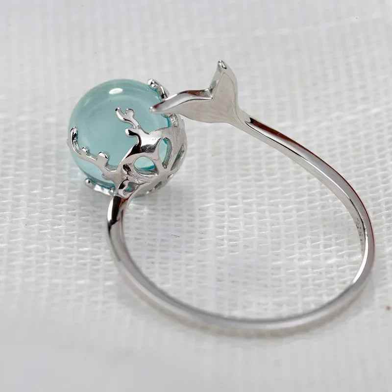 Mystic Tail Ring - RIYOVA Jewelry