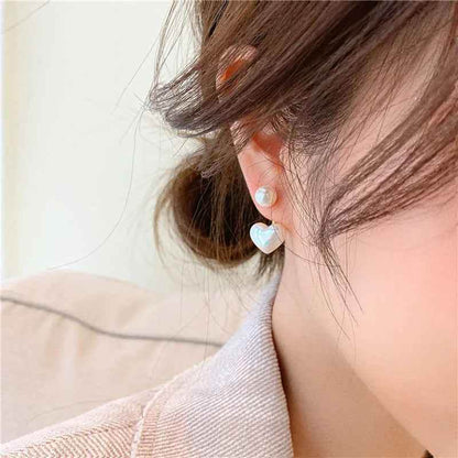 Dainty Love Studs - RIYOVA Jewelry
