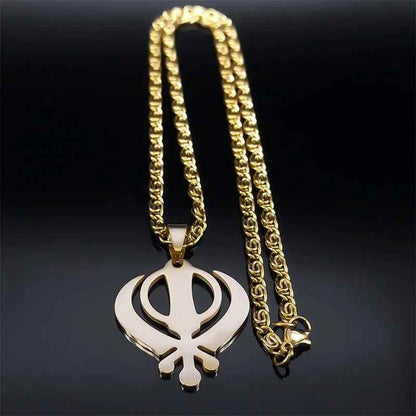 Warrior Khanda Necklace - RIYOVA Jewelry