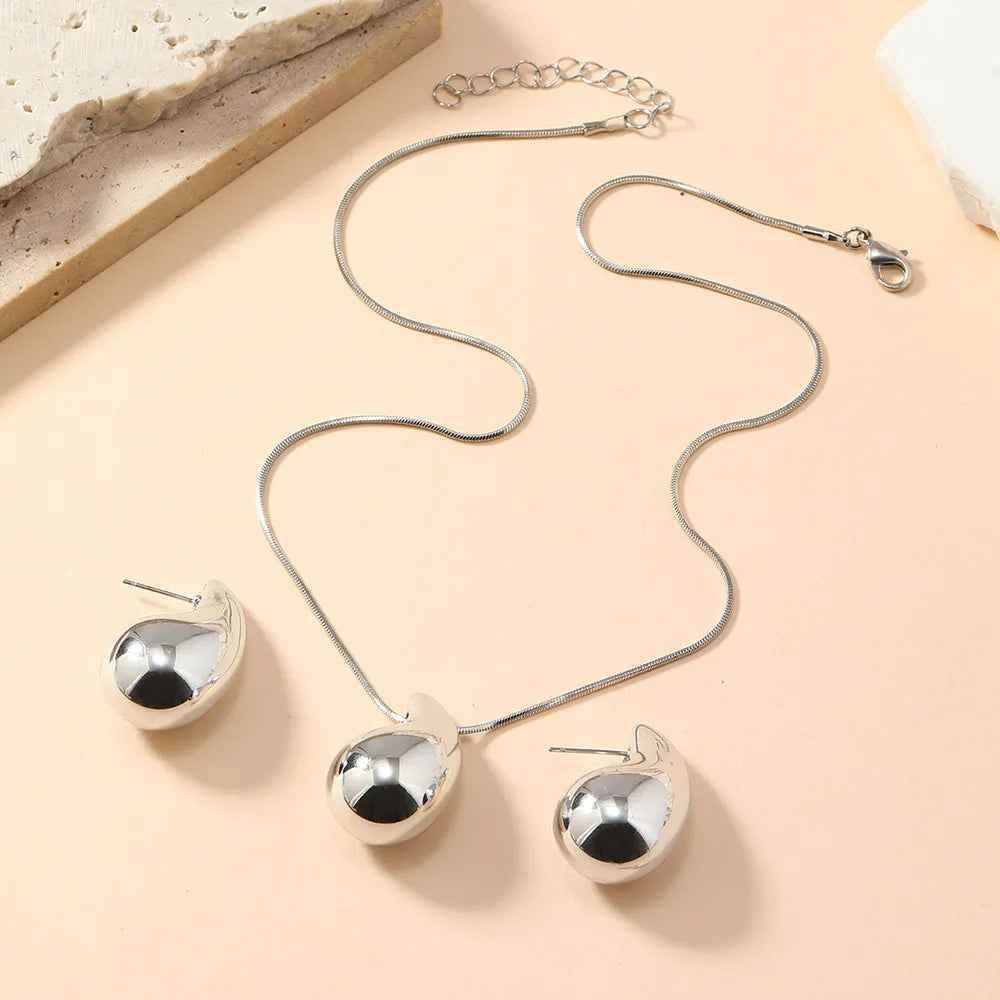 Crystal Drop Jewelry Set - RIYOVA Jewelry
