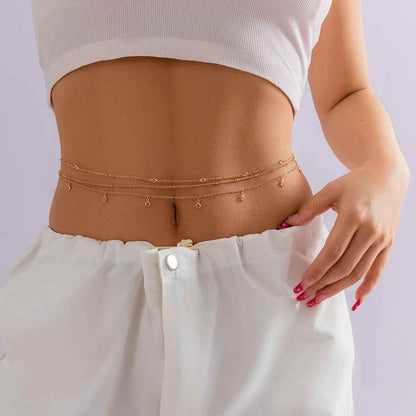 Prism Waist Body Chain - RIYOVA Jewelry