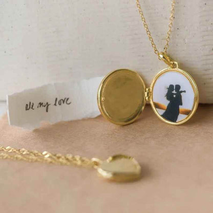 RIYOVA Custom Photo Pendant Necklace - RIYOVA Jewelry