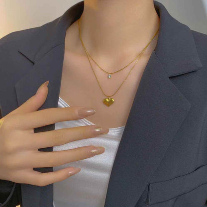 Nova Bliss Heart Necklace - RIYOVA Jewelry