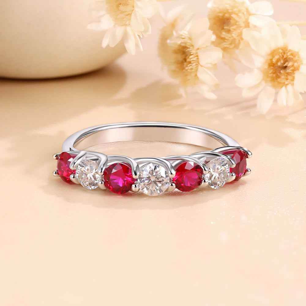 Rubea Moissanite Ring - RIYOVA Jewelry