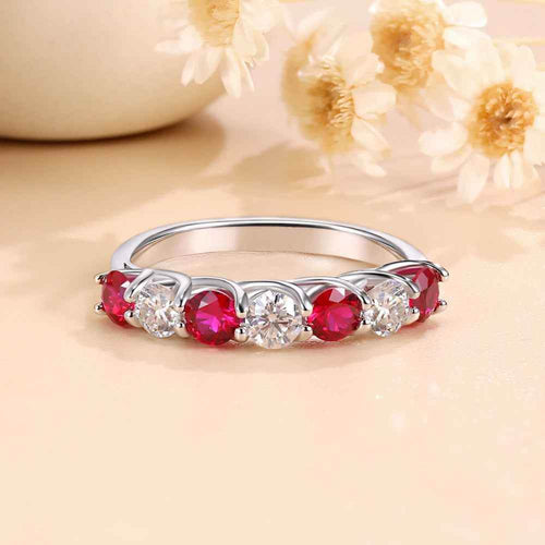 Rubea Moissanite Ring - RIYOVA Jewelry