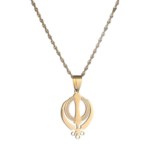 Khanda Faith Necklace - RIYOVA Jewelry