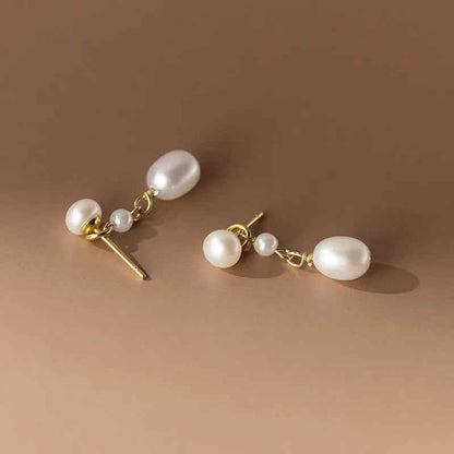Margaret Pearl Earrings - RIYOVA Jewelry