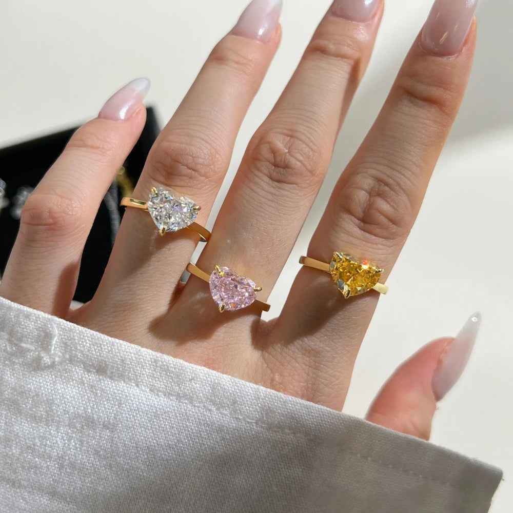 True Love Heart Ring - RIYOVA Jewelry