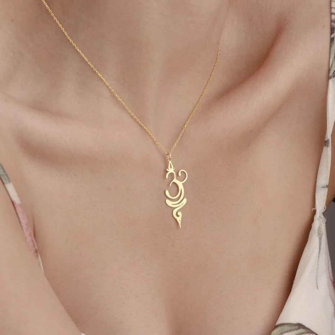 Mystic Om Necklace - RIYOVA Jewelry