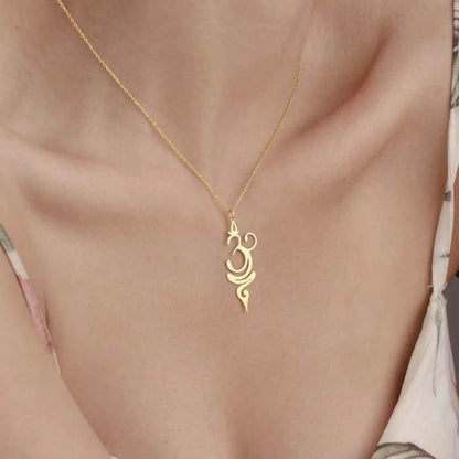 Mystic Om Necklace - RIYOVA Jewelry