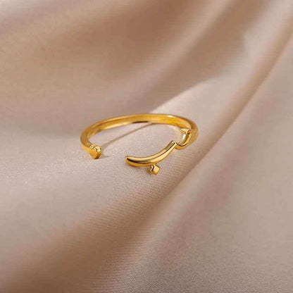 Arabic Love Ring - RIYOVA Jewelry