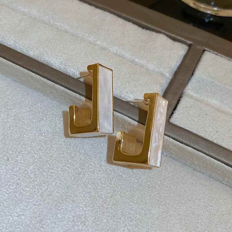 Terra Geometric Earrings - RIYOVA Jewelry
