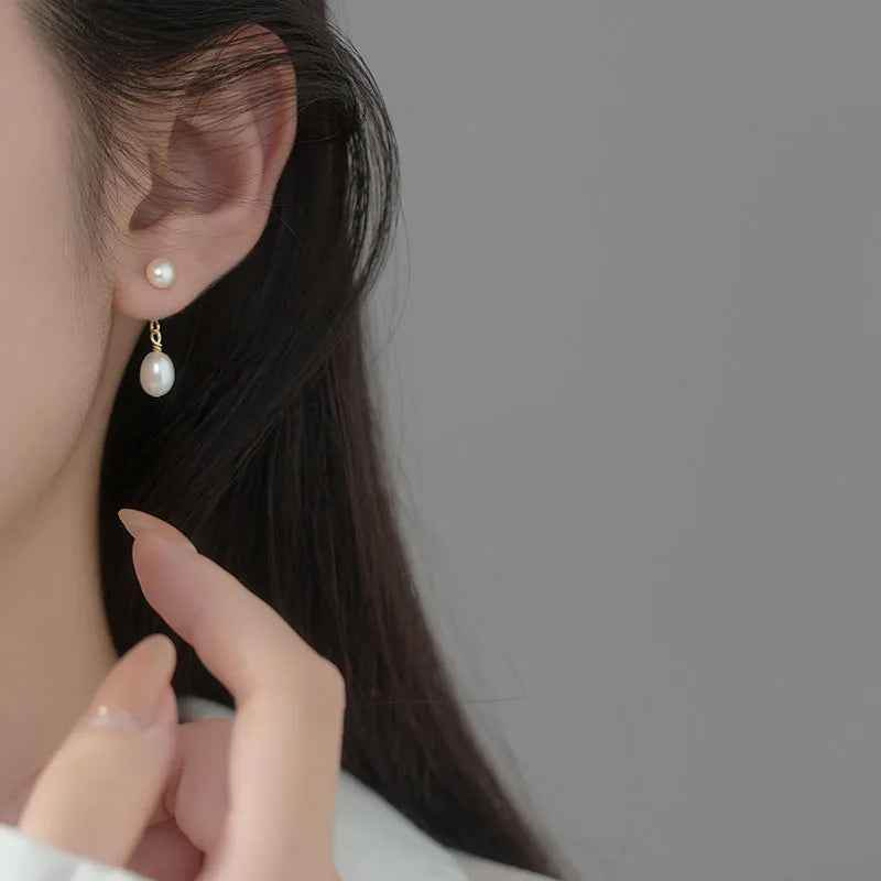 Margaret Pearl Earrings - RIYOVA Jewelry